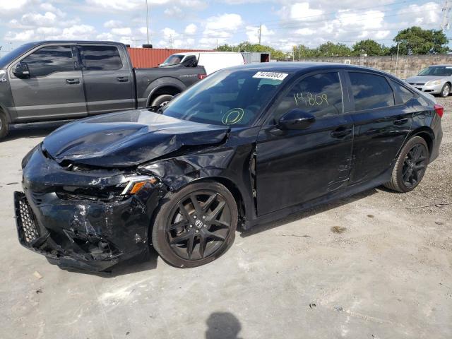 2HGFE2F59NH608047 - 2022 HONDA CIVIC SPORT 黑色 照片 1