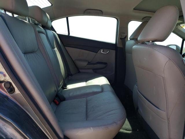 19XFB2F93DE028314 - 2013 HONDA CIVIC EXL ნაცრისფერი ფოტო 10