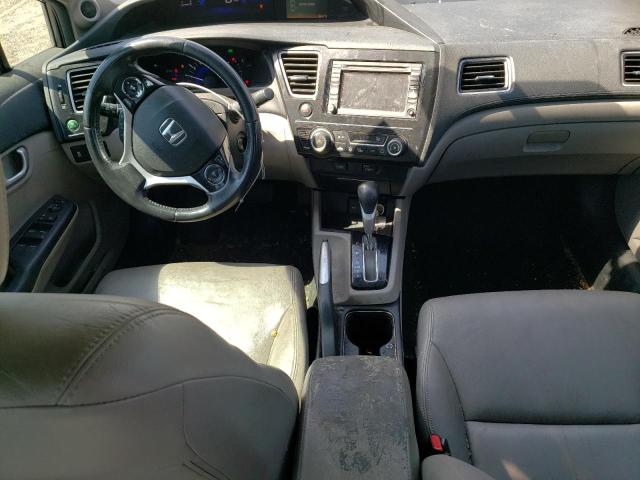 19XFB2F93DE028314 - 2013 HONDA CIVIC EXL ნაცრისფერი ფოტო 8