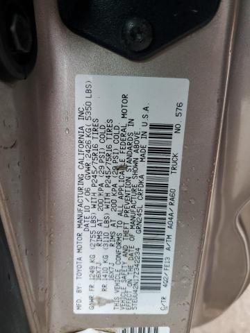 5TEUU42N17Z342234 - 2007 TOYOTA TACOMA ACCESS CAB Қоңыр фото 12