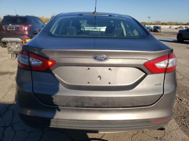 3FA6P0H75ER294435 - 2014 FORD FUSION SE GRAY photo 6