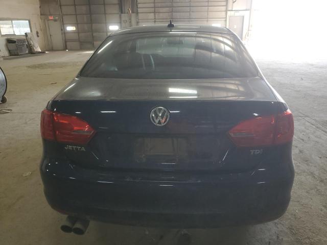 3VW3L7AJ0CM041392 - 2012 VOLKSWAGEN JETTA TDI BLUE photo 6