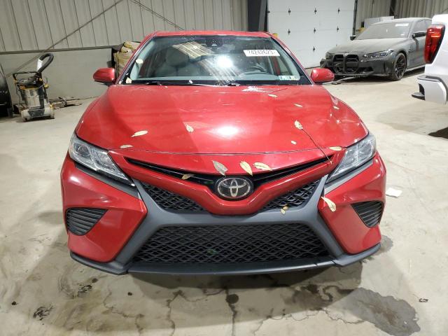 4T1B11HK6KU170436 - 2019 TOYOTA CAMRY L RED photo 5