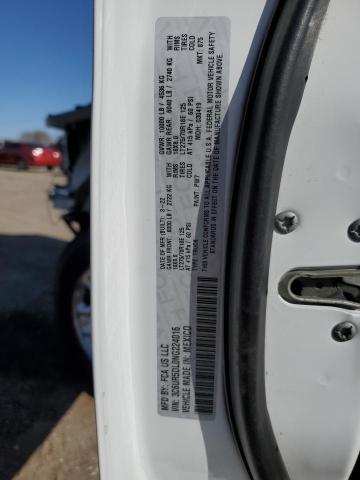 3C6UR5DL0NG224016 - 2022 RAM 2500 BIG HORN/LONE STAR WHITE photo 13