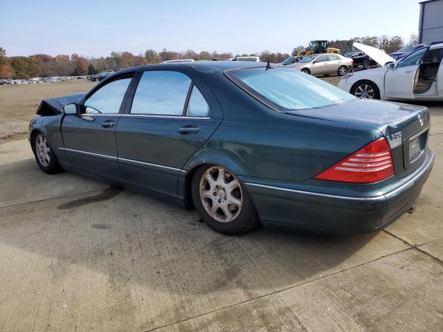 WDBNG75J41A207710 - 2001 MERCEDES-BENZ S 500 GREEN photo 2