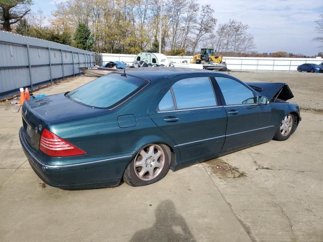 WDBNG75J41A207710 - 2001 MERCEDES-BENZ S 500 GREEN photo 3