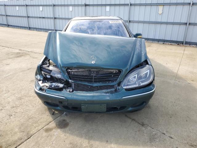 WDBNG75J41A207710 - 2001 MERCEDES-BENZ S 500 GREEN photo 5