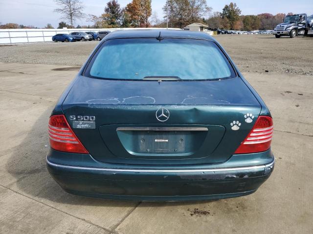 WDBNG75J41A207710 - 2001 MERCEDES-BENZ S 500 GREEN photo 6