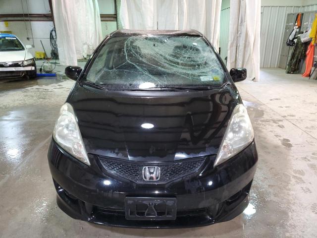 JHMGE8G44AC039874 - 2010 HONDA FIT SPORT BLACK photo 5