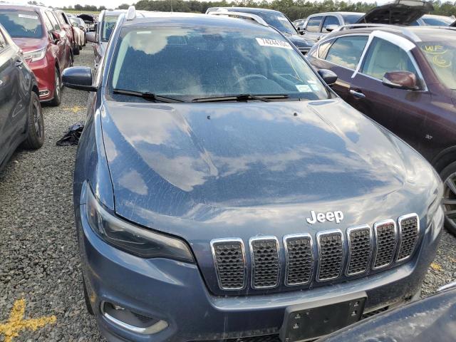 1C4PJMDX3KD447279 - 2019 JEEP CHEROKEE LIMITED BLUE photo 5