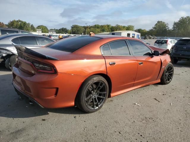 2C3CDXGJ2LH228773 - 2020 DODGE CHARGER SCAT PACK ORANGE photo 3