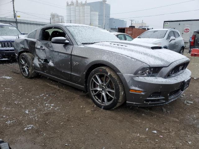 1ZVBP8CF8E5253884 - 2014 FORD MUSTANG GT GRAY photo 4