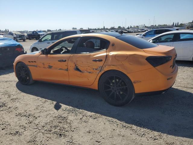 ZAM57XSA5G1167793 - 2016 MASERATI GHIBLI ORANGE photo 2