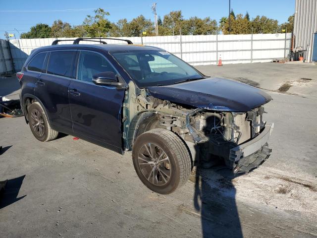5TDJKRFH3GS254941 - 2016 TOYOTA HIGHLANDER XLE BLUE photo 4