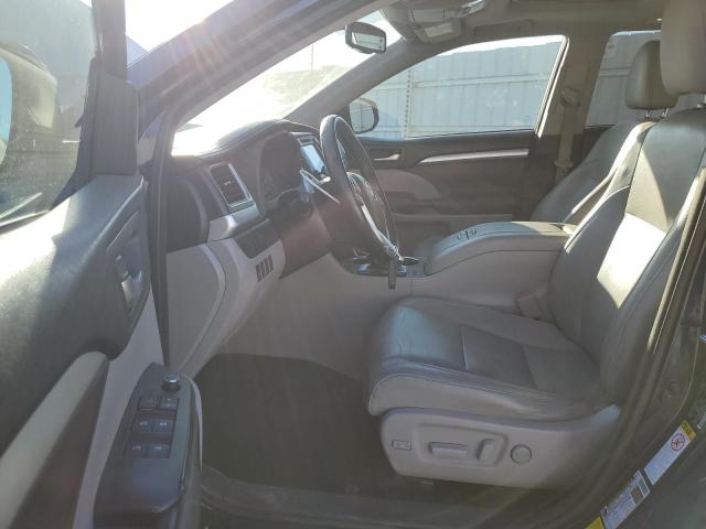 5TDJKRFH3GS254941 - 2016 TOYOTA HIGHLANDER XLE BLUE photo 7