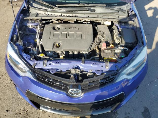 5YFBURHE0EP125627 - 2014 TOYOTA COROLLA L BLUE photo 11