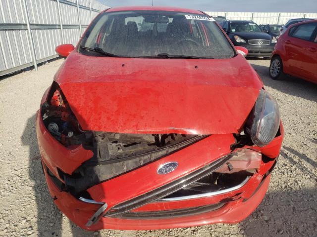 3FADP4BJ5EM122101 - 2014 FORD FIESTA SE RED photo 5