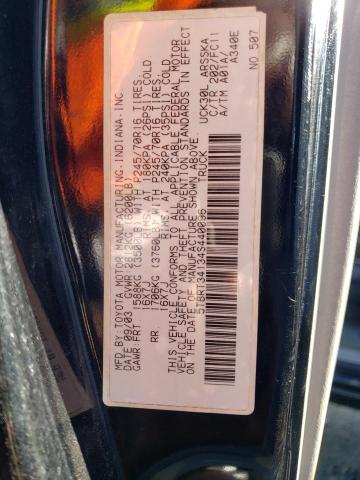 5TBRT34134S440096 - 2004 TOYOTA TUNDRA ACCESS CAB SR5 BLACK photo 13