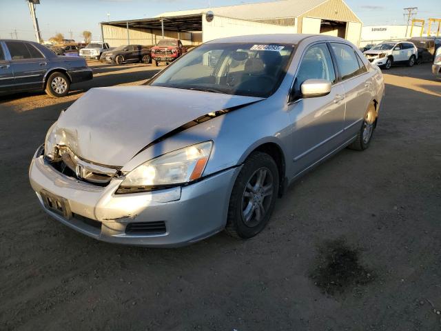 1HGCM56337A144289 - 2007 HONDA ACCORD SE SILVER photo 1