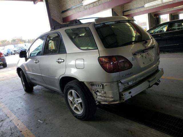 JT6HF10U2X0048353 - 1999 LEXUS RX 300 SILVER photo 2