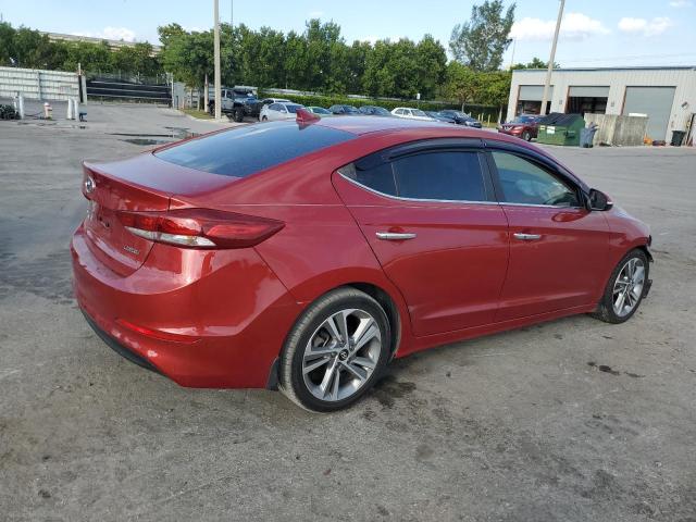 KMHD84LF7HU283658 - 2017 HYUNDAI ELANTRA SE RED photo 3