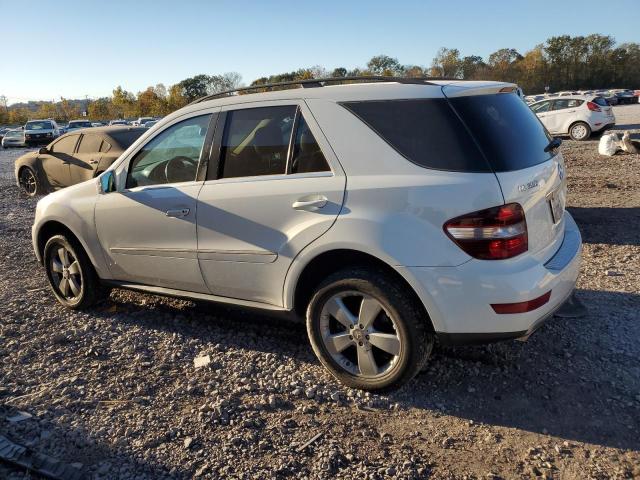 4JGBB8GB0BA643773 - 2011 MERCEDES-BENZ ML 350 4MATIC WHITE photo 2