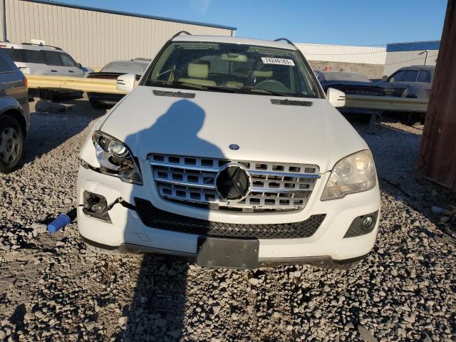 4JGBB8GB0BA643773 - 2011 MERCEDES-BENZ ML 350 4MATIC WHITE photo 5