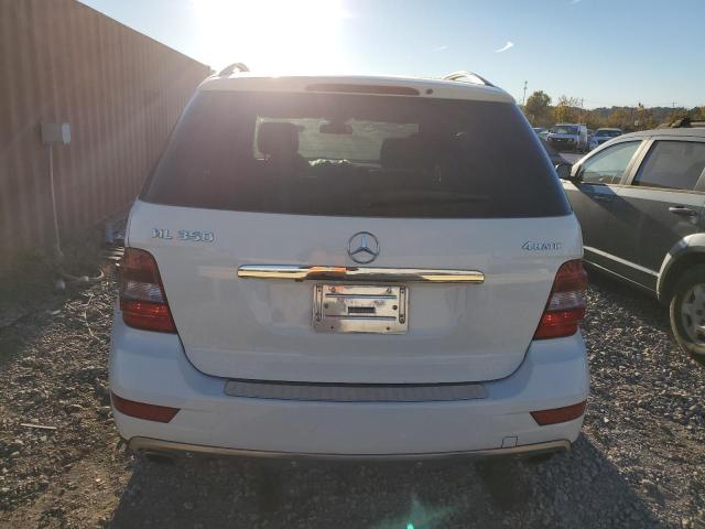 4JGBB8GB0BA643773 - 2011 MERCEDES-BENZ ML 350 4MATIC WHITE photo 6