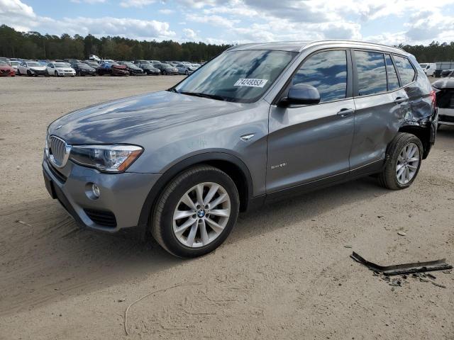 5UXWZ7C38H0X40792 - 2017 BMW X3 SDRIVE28I SILVER photo 1