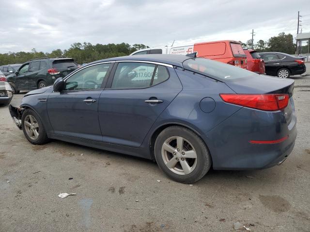 5XXGM4A70FG477055 - 2015 KIA OPTIMA LX BLUE photo 2