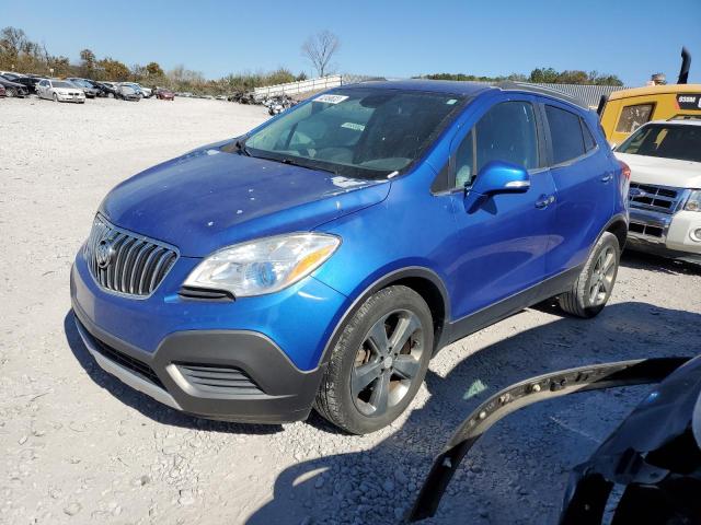 KL4CJASB4EB625098 - 2014 BUICK ENCORE BLUE photo 1