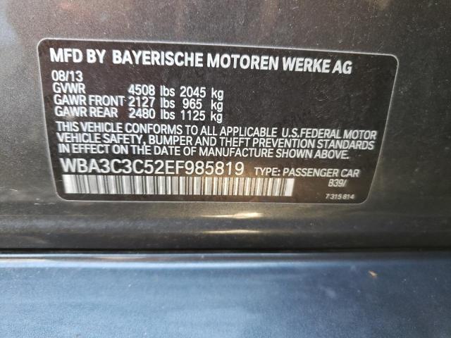 WBA3C3C52EF985819 - 2014 BMW 320I I XDRIVE Boz foto 12