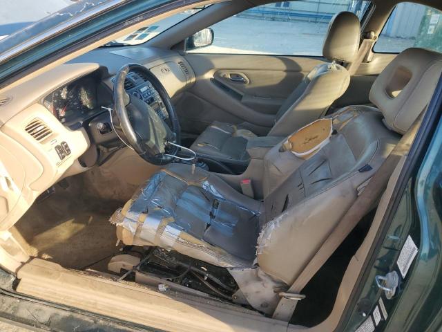 1HGCG22552A018277 - 2002 HONDA ACCORD EX GREEN photo 7