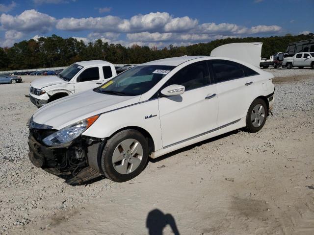 KMHEC4A48CA044750 - 2012 HYUNDAI SONATA HYBRID WHITE photo 1