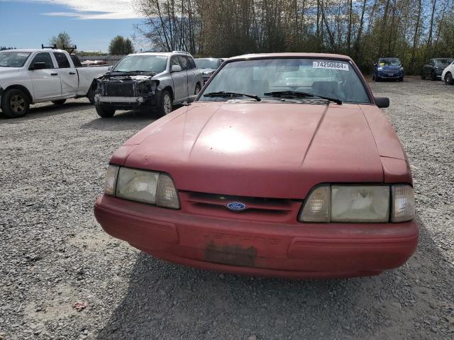 1FACP41M0NF176543 - 1992 FORD MUSTANG LX RED photo 5