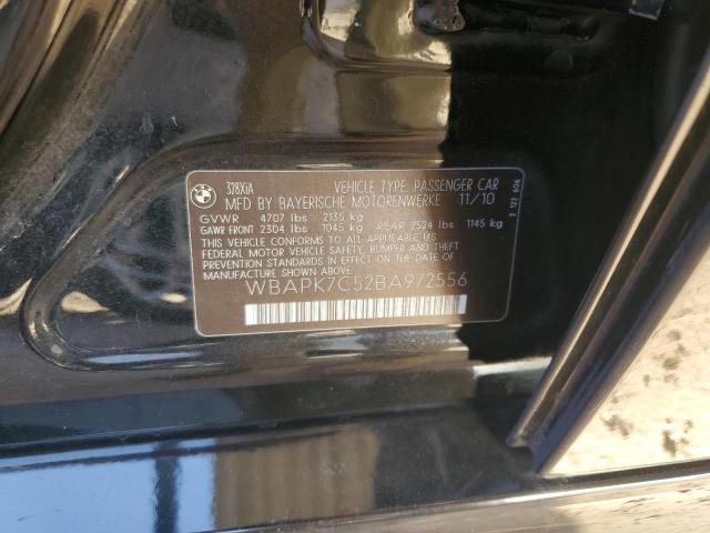 WBAPK7C52BA972556 - 2011 BMW 328 XI Қара фото 12