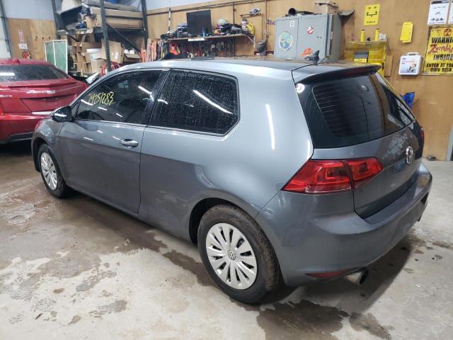 3VW817AU8FM023619 - 2015 VOLKSWAGEN GOLF GRAY photo 2