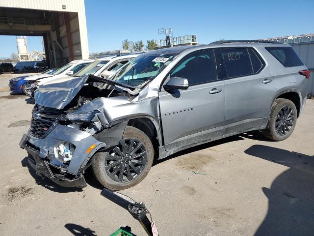 1GNEVJKW1PJ245416 - 2023 CHEVROLET TRAVERSE RS GRAY photo 1