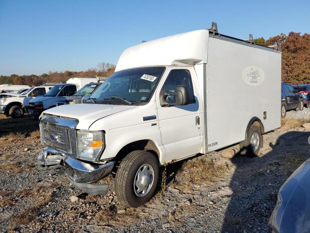 1FDSE3FL9ADA86671 - 2010 FORD ECONOLINE E350 SUPER DUTY CUTAWAY VAN WHITE photo 1