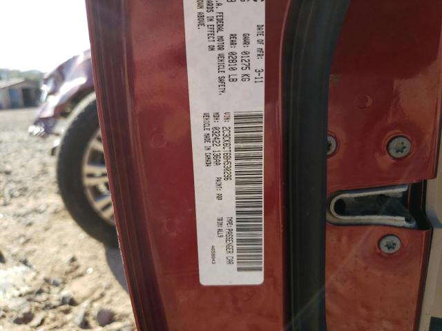 2C3CK6CT6BH530296 - 2011 CHRYSLER 300C RED photo 13