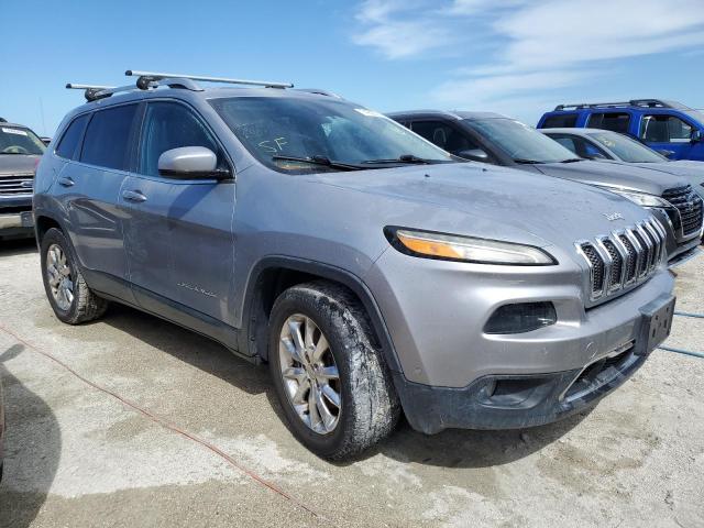 1C4PJMDS3EW257091 - 2014 JEEP CHEROKEE LIMITED SILVER photo 4