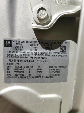 3GNAL2EK9DS560834 - 2013 CHEVROLET CAPTIVA LS 棕色 照片 14