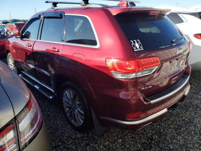 1C4RJFJT8JC363971 - 2018 JEEP GRAND CHER SUMMIT 勃艮第红 照片 2