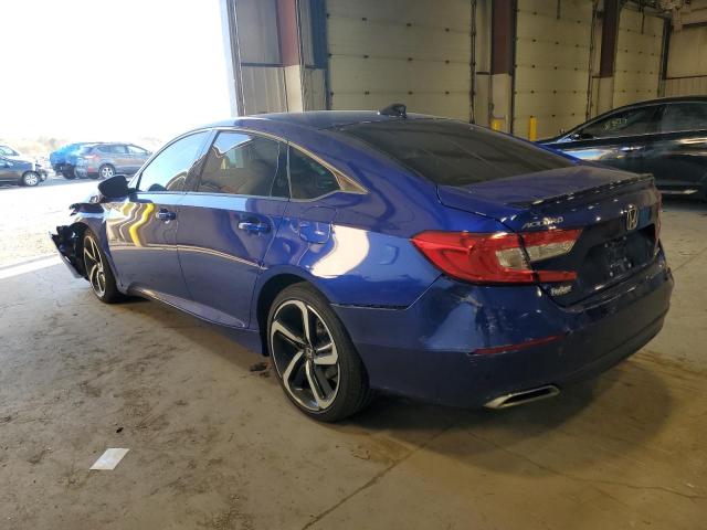 1HGCV1F38NA089647 - 2022 HONDA ACCORD SPORT BLUE photo 2