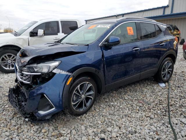 KL4MMDS22NB134333 - 2022 BUICK ENCORE GX SELECT BLUE photo 1