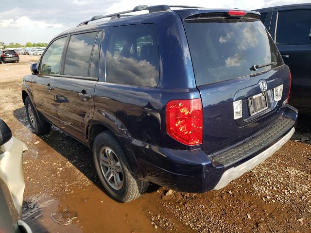 2HKYF18464H560855 - 2004 HONDA PILOT EX BLUE photo 2