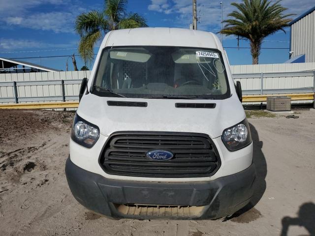 1FTYE2CM3KKB32577 - 2019 FORD TRANSIT T-150 WHITE photo 5