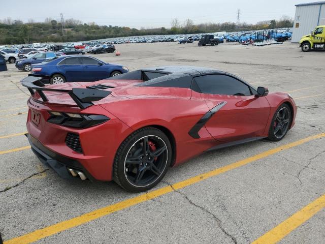 1G1YB3D45M5110510 - 2021 CHEVROLET CORVETTE STINGRAY 2LT RED photo 3