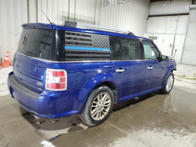 2FMHK6C86FBA04865 - 2015 FORD FLEX SEL BLUE photo 3