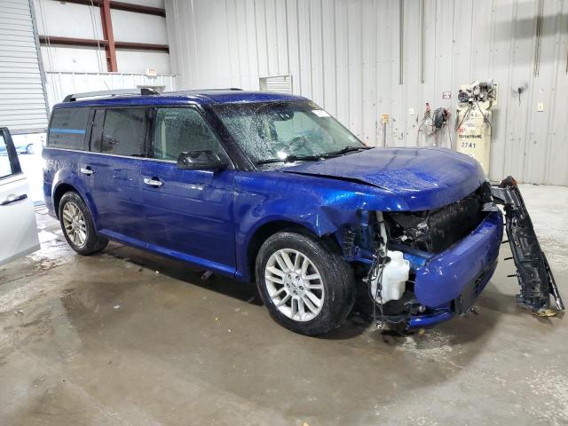 2FMHK6C86FBA04865 - 2015 FORD FLEX SEL BLUE photo 4